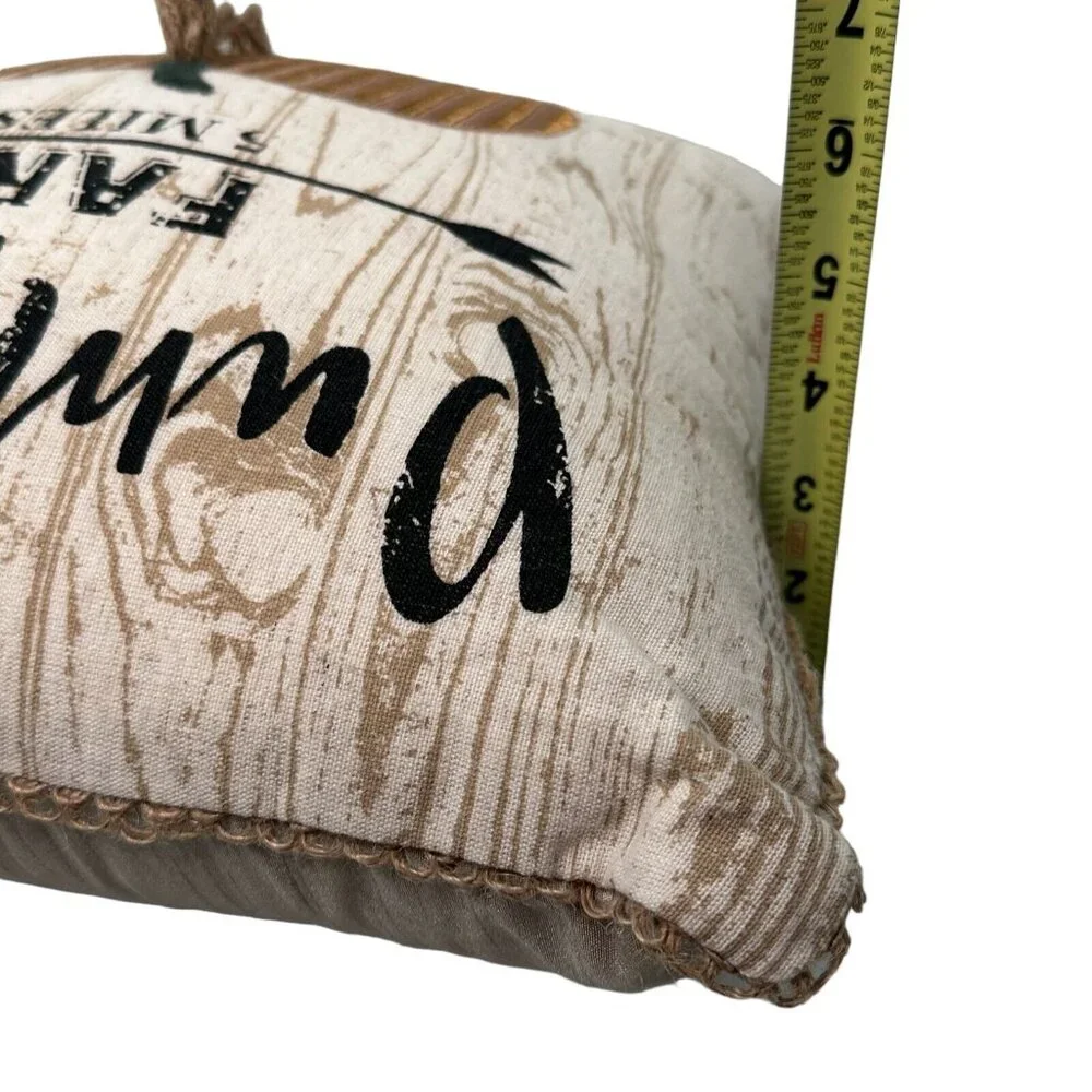Pier 1 Imports Pumpkin Farm Home Grown Pillow Throw Accent Harvest Fall 13x13